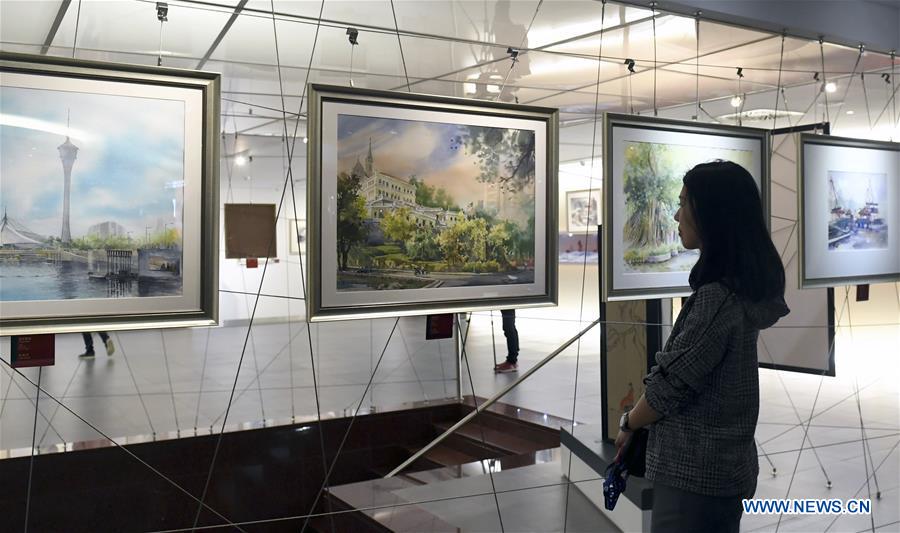 Art exhibition held to mark 20th anniversary of establishment of Macao SAR