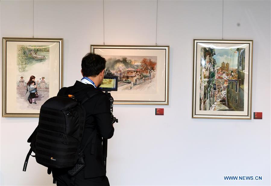 Art exhibition held to mark 20th anniversary of establishment of Macao SAR