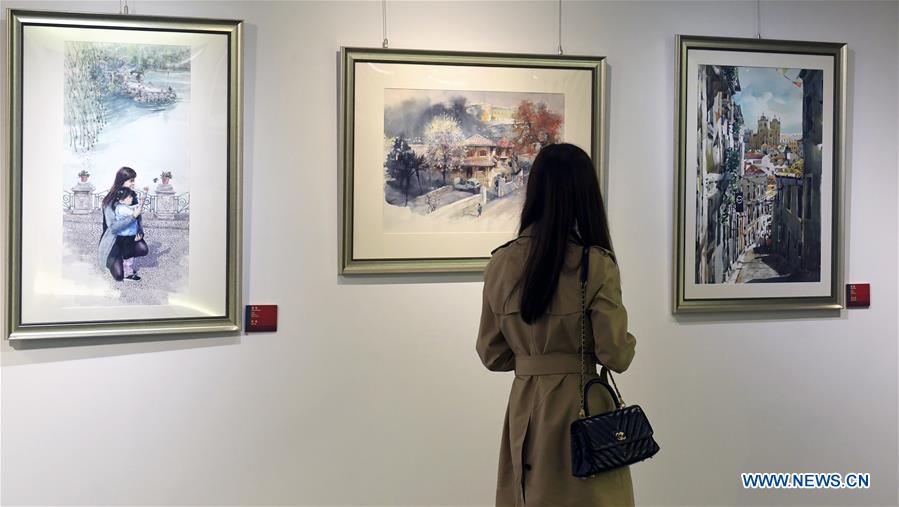 Art exhibition held to mark 20th anniversary of establishment of Macao SAR