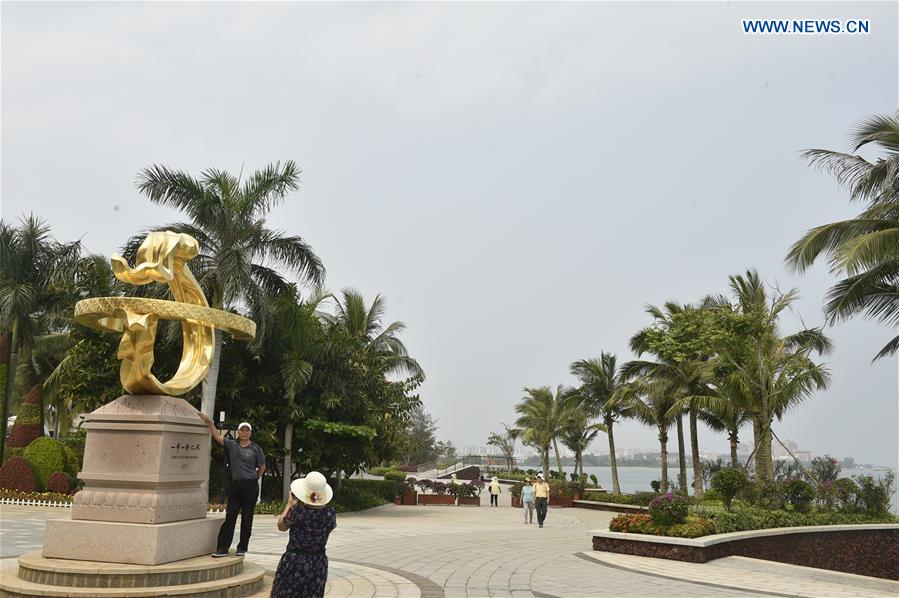 Scenery of permanent site of Boao Forum for Asia in China's Hainan