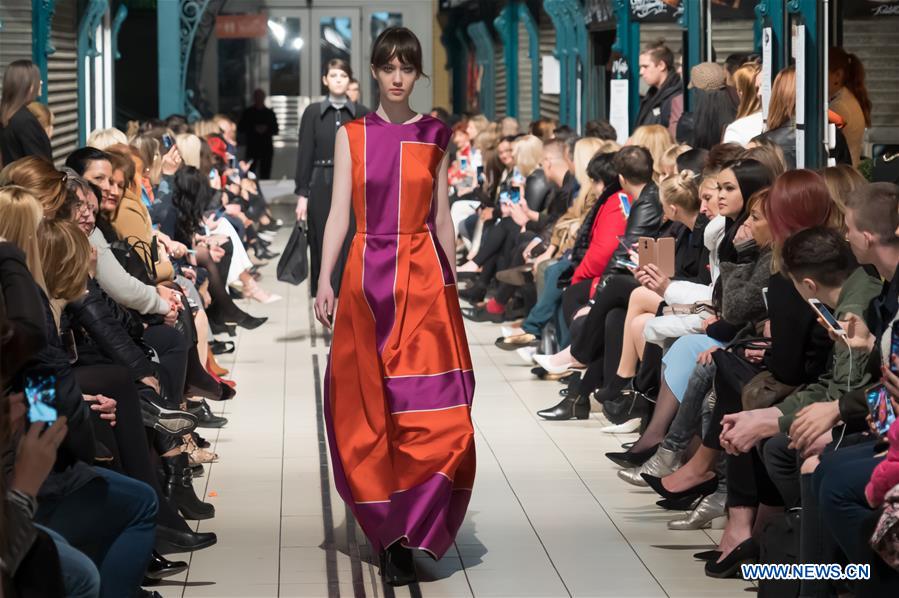 Fashion show held at Downtown Market in Budapest