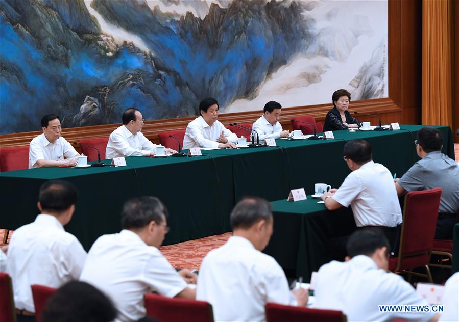 Top legislator stresses theoretical study of people's congress system