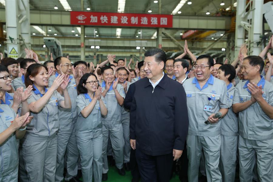 Xi inspects manufacturing enterprise, Yellow River ecological protection in central China