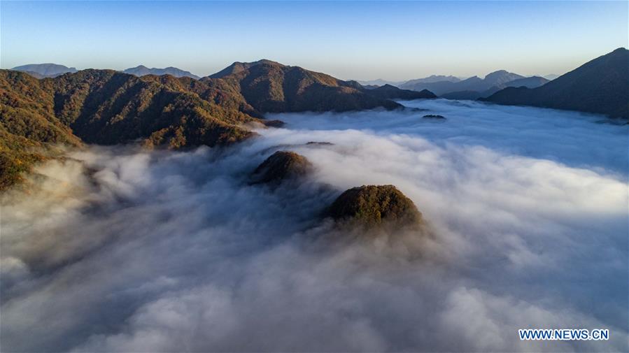 Scenery of Dajiu Lake in Shennongjia, C China