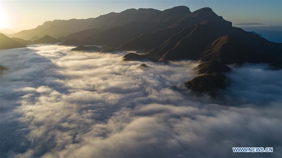 Scenery of Dajiu Lake in Shennongjia, C China