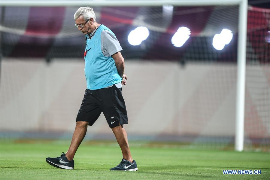 Team China attends training session ahead of group A match of FIFA World Cup Qatar 2022