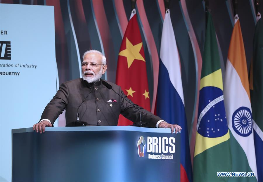 Closing ceremony of BRICS business forum held in Brasilia, Brazil