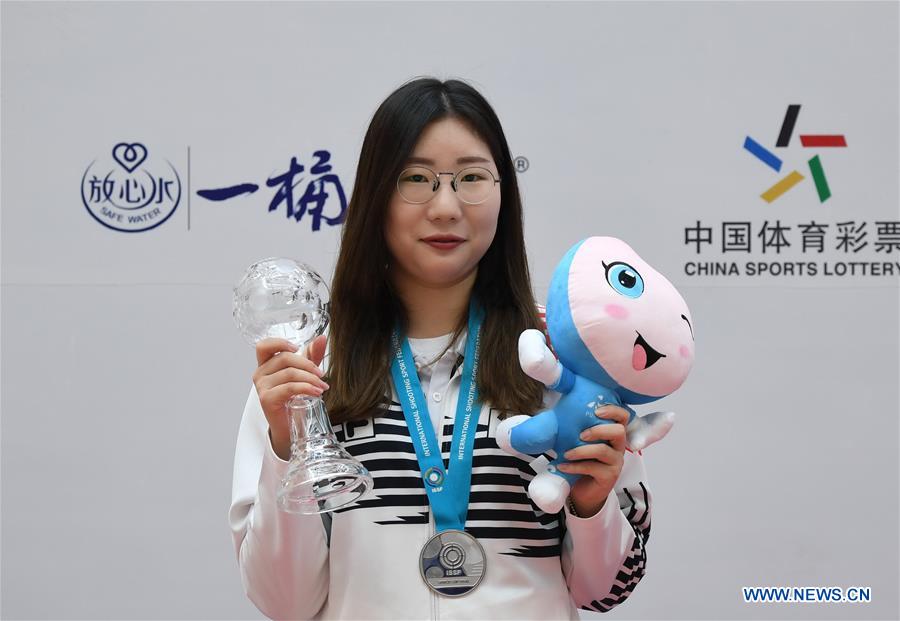 Zhang Jingjing wins women's 25m pistol gold at ISSF World Cup Final