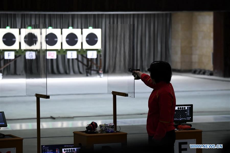 Zhang Jingjing wins women's 25m pistol gold at ISSF World Cup Final