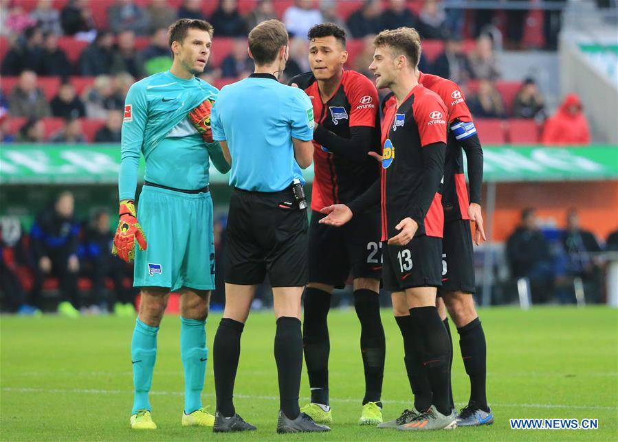 German Bundesliga: Augsburg vs. Hertha