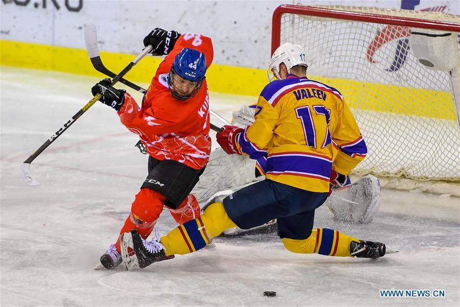 Silk Road Supreme Hockey League: Tsen Tou of China vs. Khimik of Russia