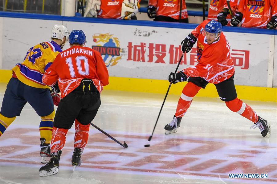 Silk Road Supreme Hockey League: Tsen Tou of China vs. Khimik of Russia