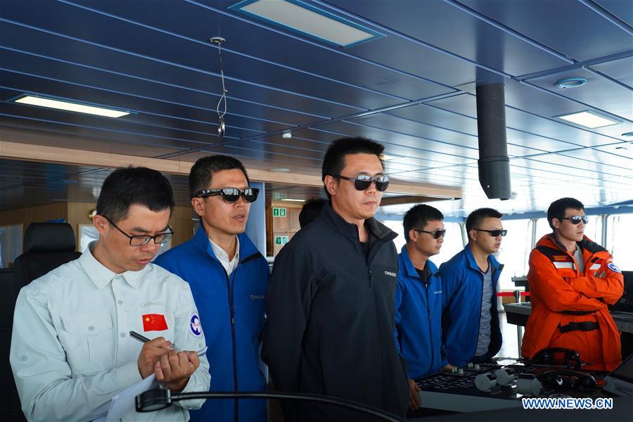 In pics: icebreaking experiment of China's polar icebreaker Xuelong 2 in Antarctica