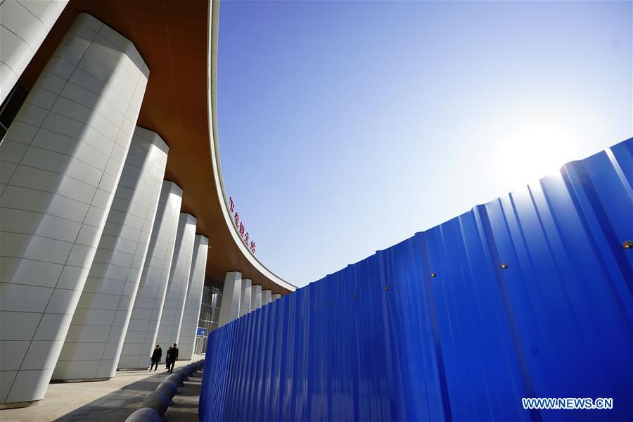 Construction of each station along Beijing-Zhangjiakou high-speed railway to be completed