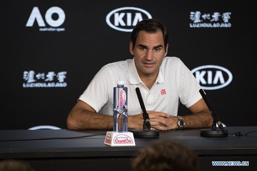 Press conference ahead of Australian Open tennis championship held in Melbourne