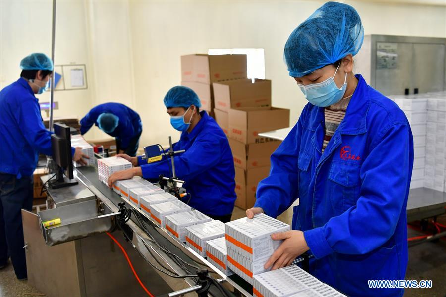 Companies resume production under epidemic prevention measures in China