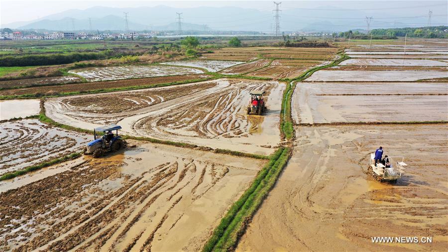 Local farmers busy with spring farming in Nanchang