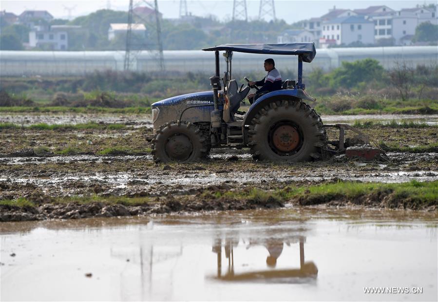 Local farmers busy with spring farming in Nanchang