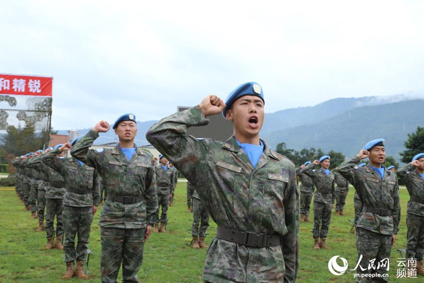 19th Chinese peacekeeping multi-functional engineering detachment to Lebanon ready to set out