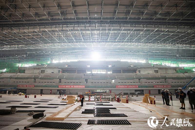 In pics: Ice Ribbon, Ice Cube under construction