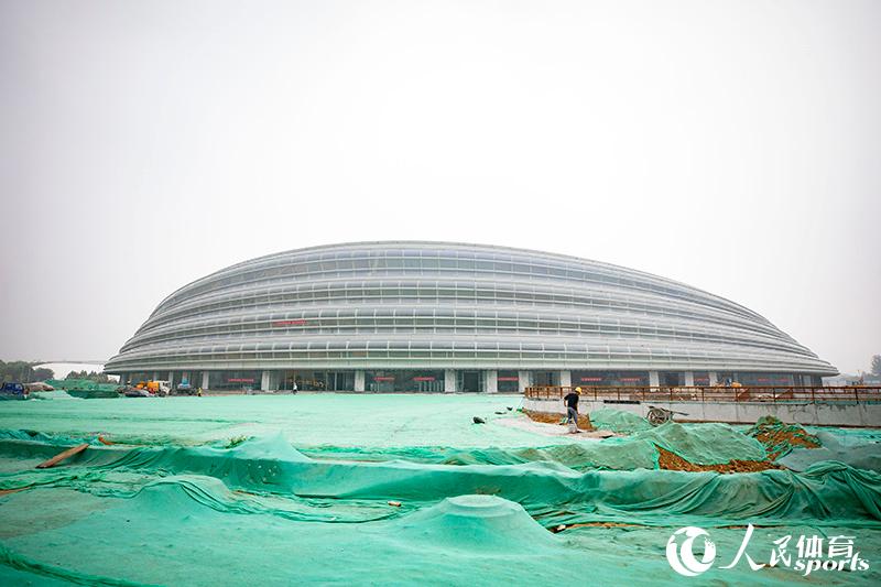 In pics: Ice Ribbon, Ice Cube under construction