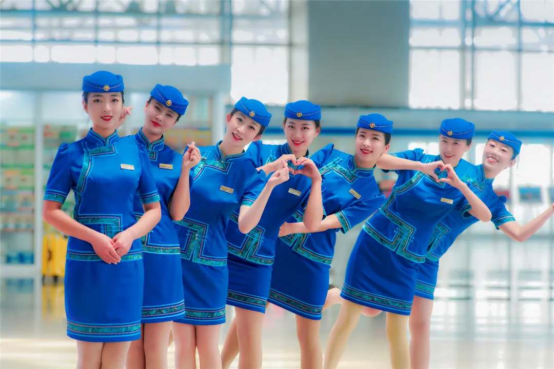 Hohhot high-speed trains update female attendant’s uniforms with Mongolian elements 