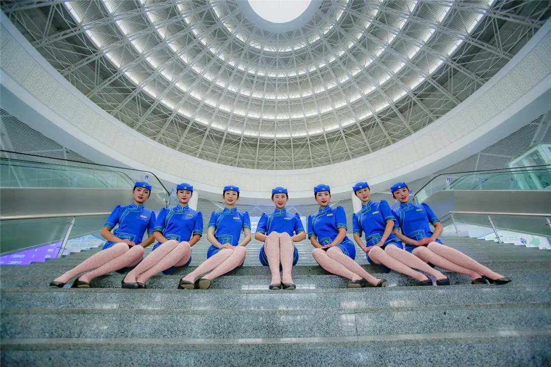 Hohhot high-speed trains update female attendant’s uniforms with Mongolian elements 