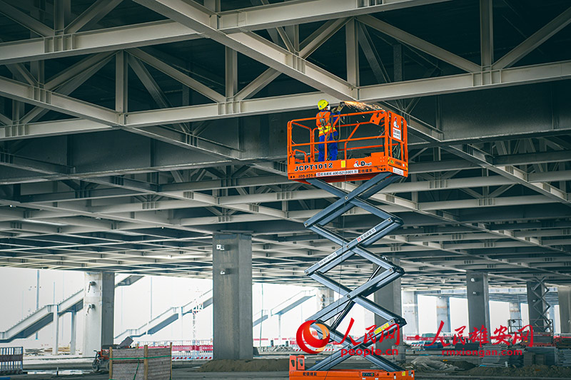 In pics: Xiong’an Station under construction in N China's Hebei