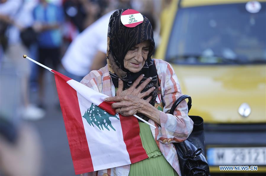 Thousands of Lebanese protest against gov't policies