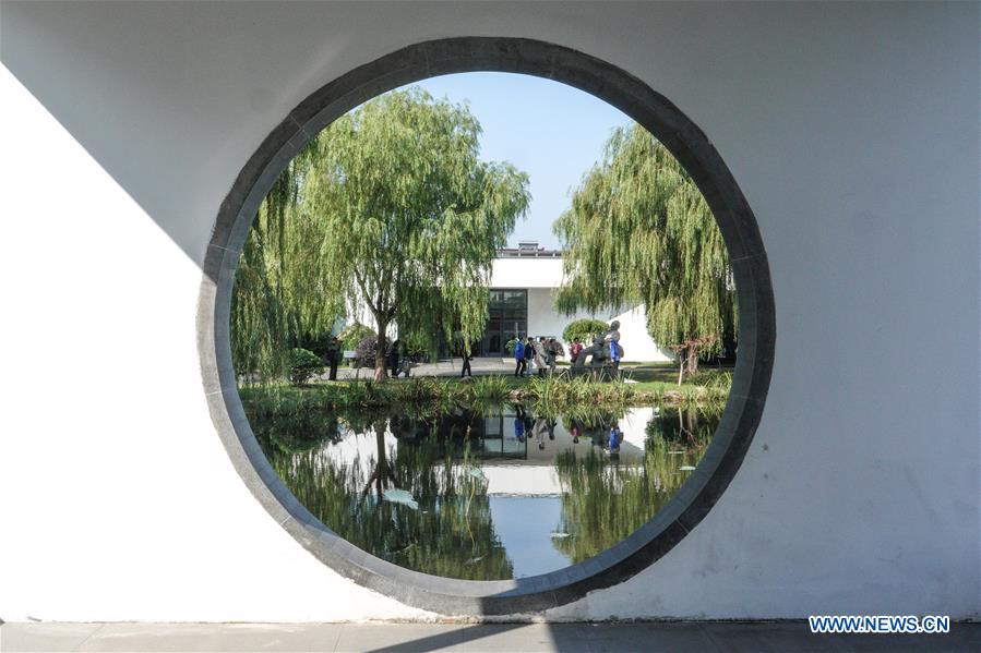 Scenery of Kaixiangong Village in Wujiang District of Suzhou, E China's Jiangsu