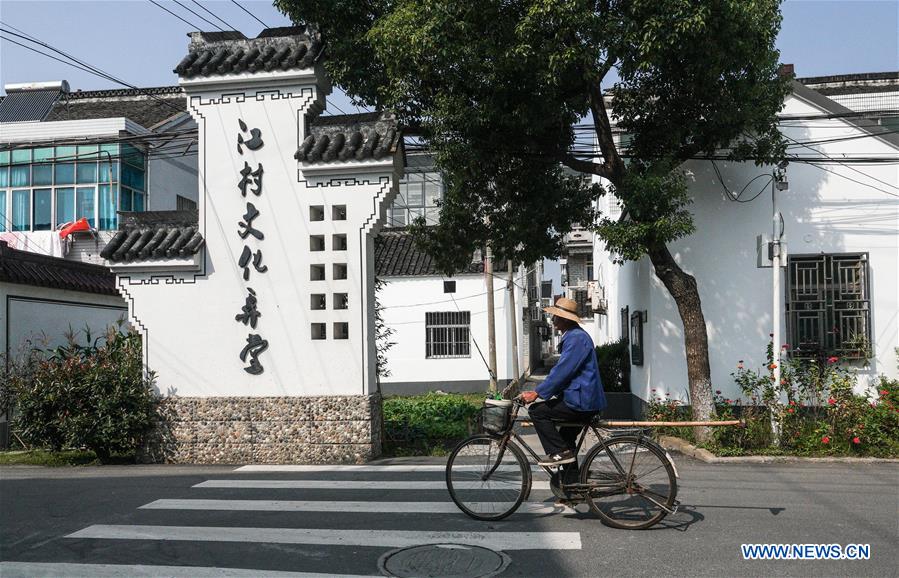 Scenery of Kaixiangong Village in Wujiang District of Suzhou, E China's Jiangsu