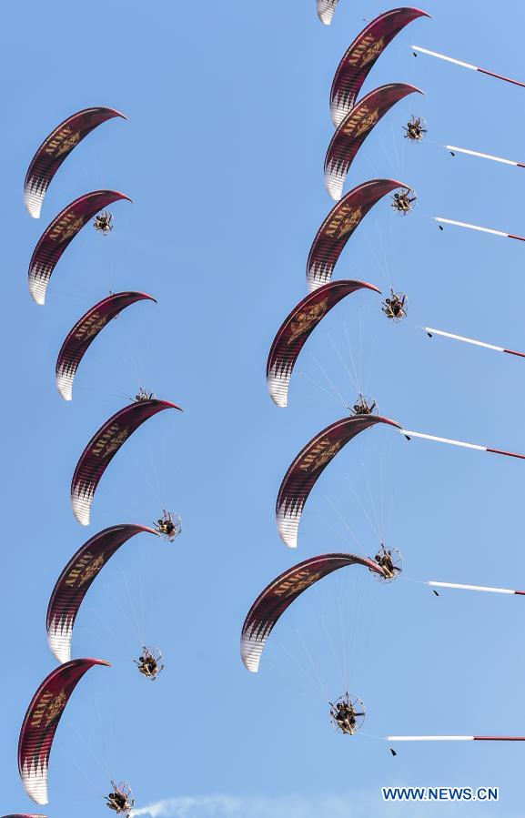 Military parade rehearsal held for Qatar's National Day