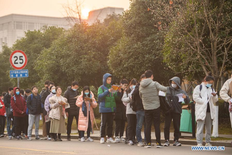 China's postgraduate admission exam kicks off