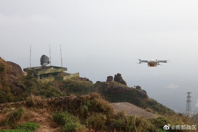 Drones deliver supplies to troops in drill