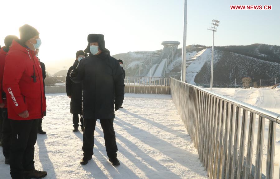 Xi inspects Zhangjiakou competition zone of Beijing 2022