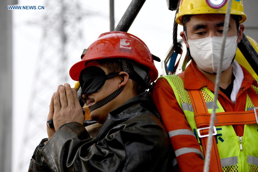 11 miners rescued from east China gold mine after 14 days