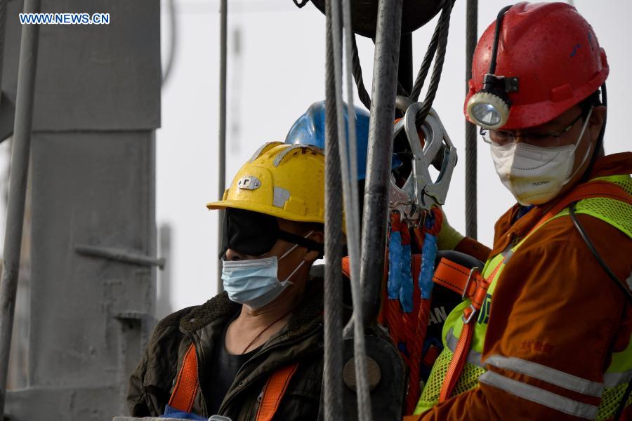 11 miners rescued from east China gold mine after 14 days