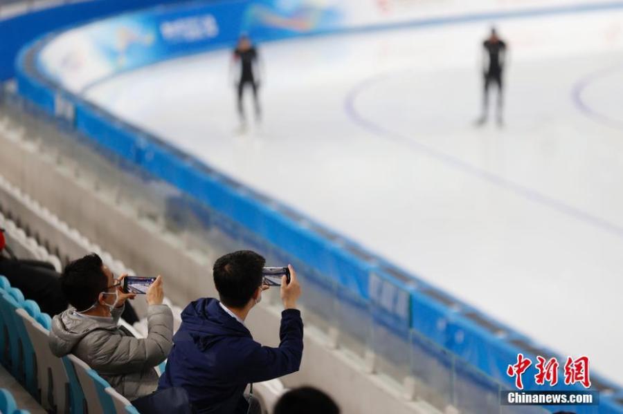 Speed skating for Beijing 2022 Winter Olympics tested at National Speed Skating Oval