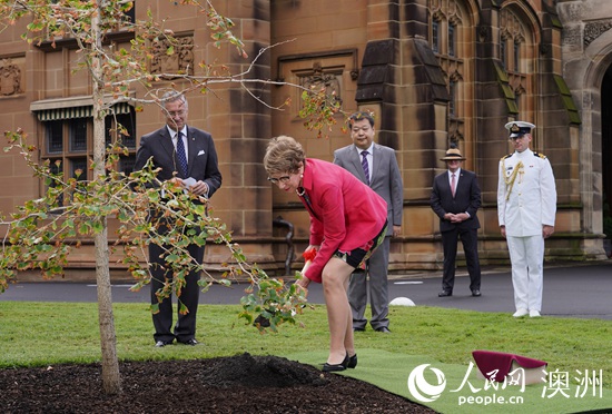 Tree planting ceremony marks 40th anniversary of sister relationship between China's Guangdong and Australia's NSW