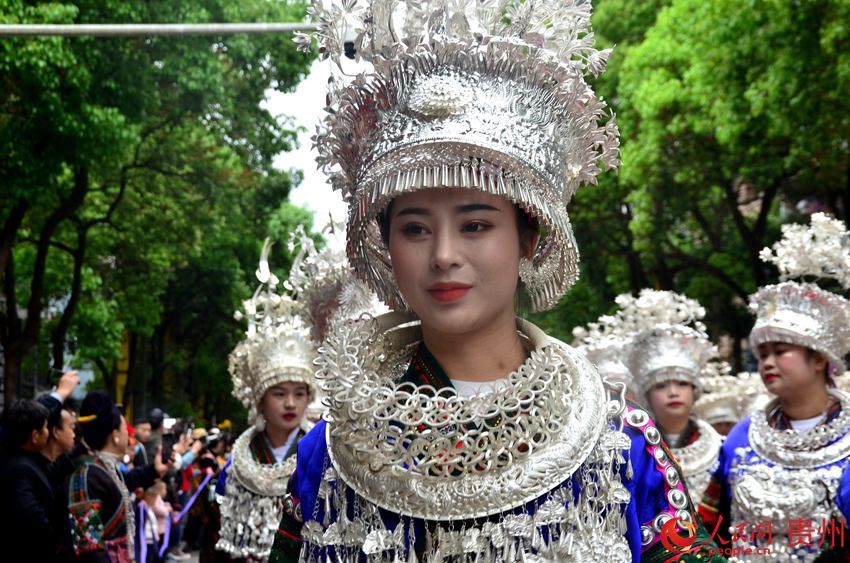 Miao people celebrate traditional Sisters Festival in SW China's Guizhou province