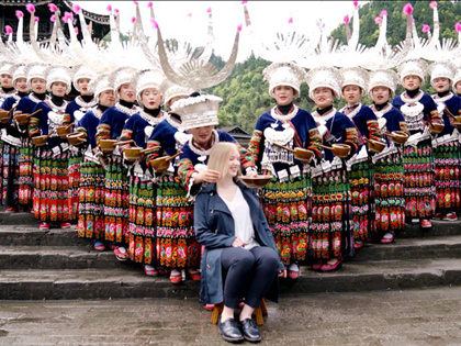 Sweet and aromatic! Miao people greet us with homemade rice wine in SW China's Guizhou