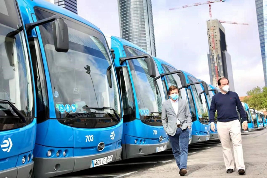 Chinese electric buses make public transport greener in Europe