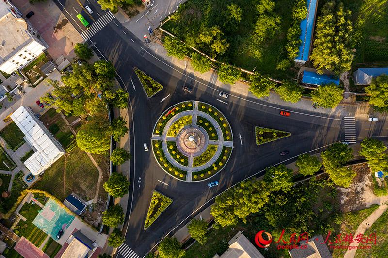 Enchanting view of Xiong'an New Area at dusk