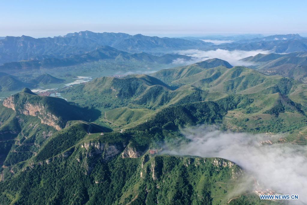 Scenery of Tianhe Mountain scenic spot in Xingtai, Hebei