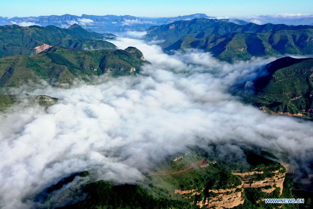 Scenery of Tianhe Mountain scenic spot in Xingtai, Hebei