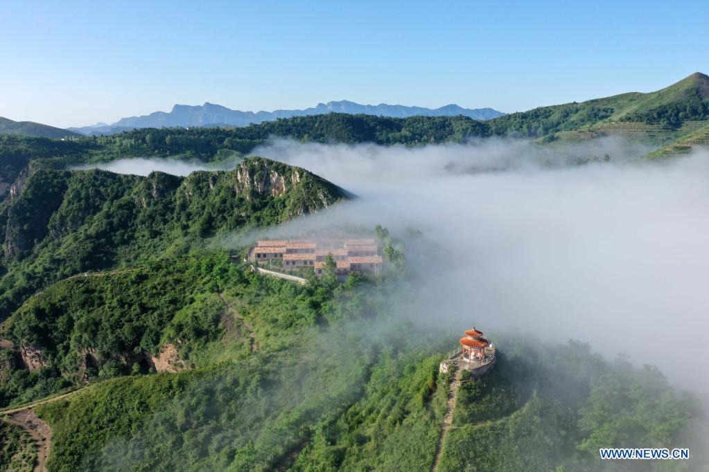 Scenery of Tianhe Mountain scenic spot in Xingtai, Hebei