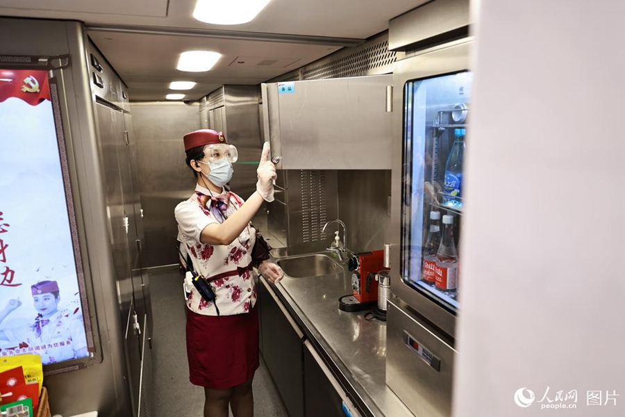 Train attendant witnesses changes brought by high-speed railway service in SW China