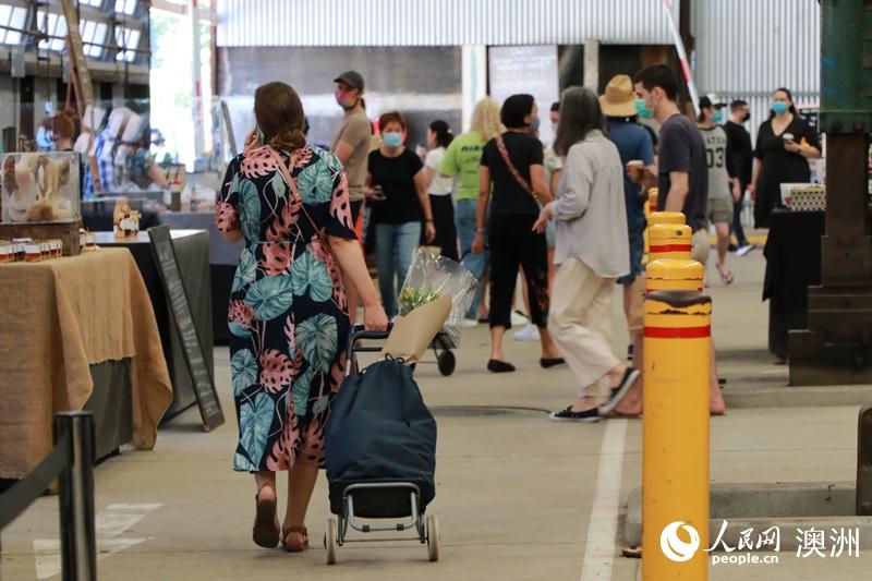 Carriageworks Farmers Market in Sydney welcomes crowds again after 107-day lockdown