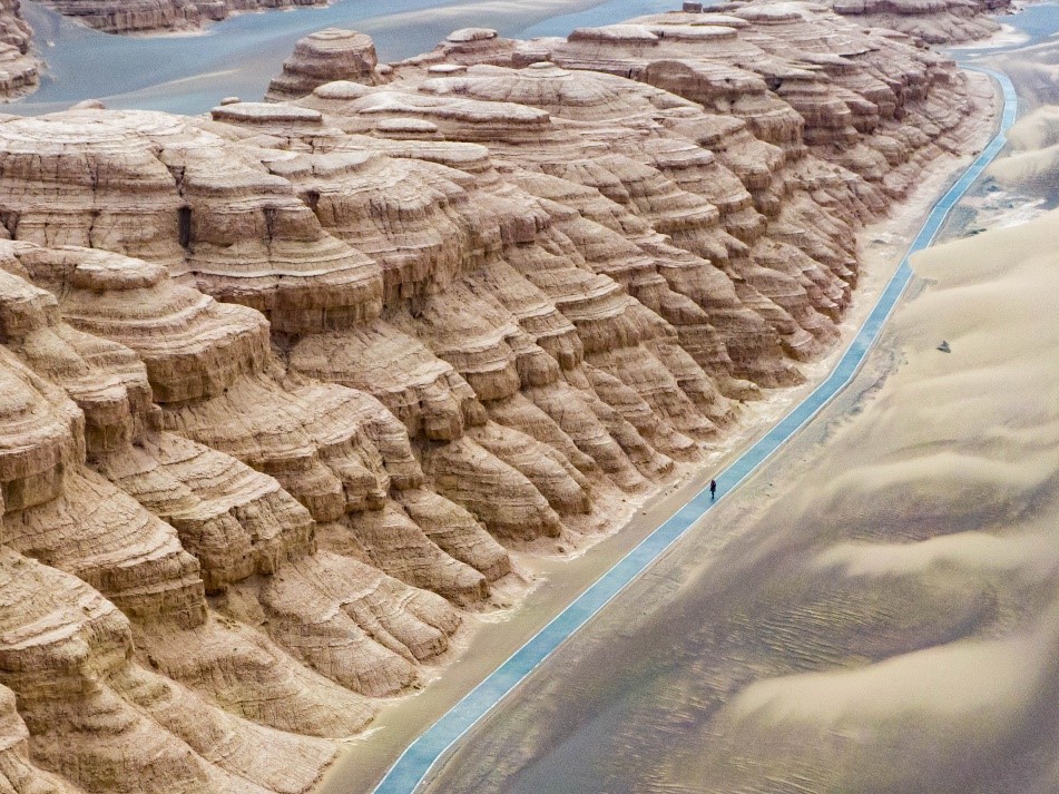 In pics: Scenery of Dunhuang Yardang National Geopark