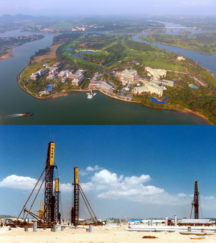 Past and present: Over two decades of transformation in south China's Boao